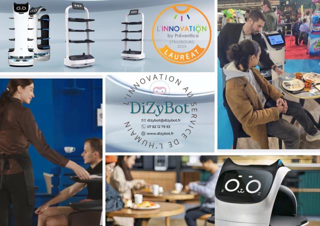 DiZyBot révolutionne le secteur de la restauration avec ses servantes motorisées primées